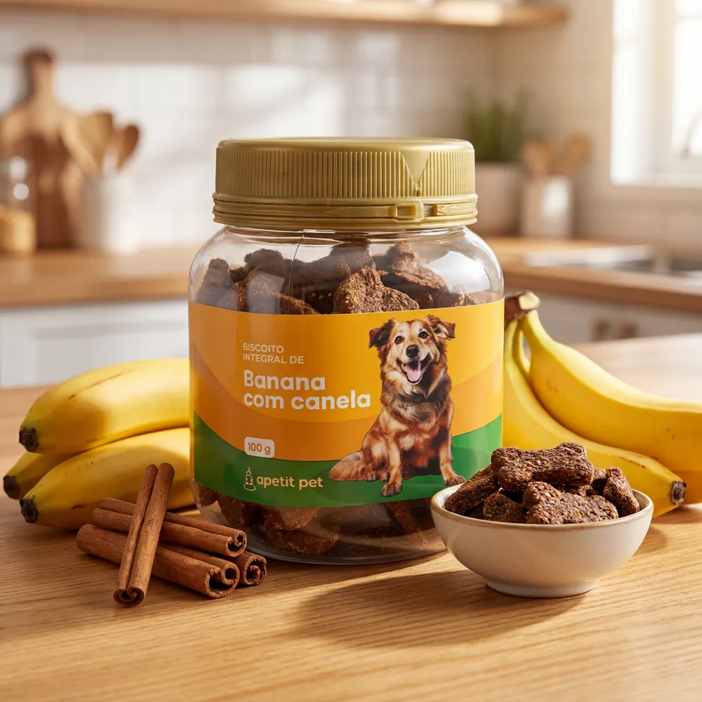 Biscoitos integrais e petiscos naturais